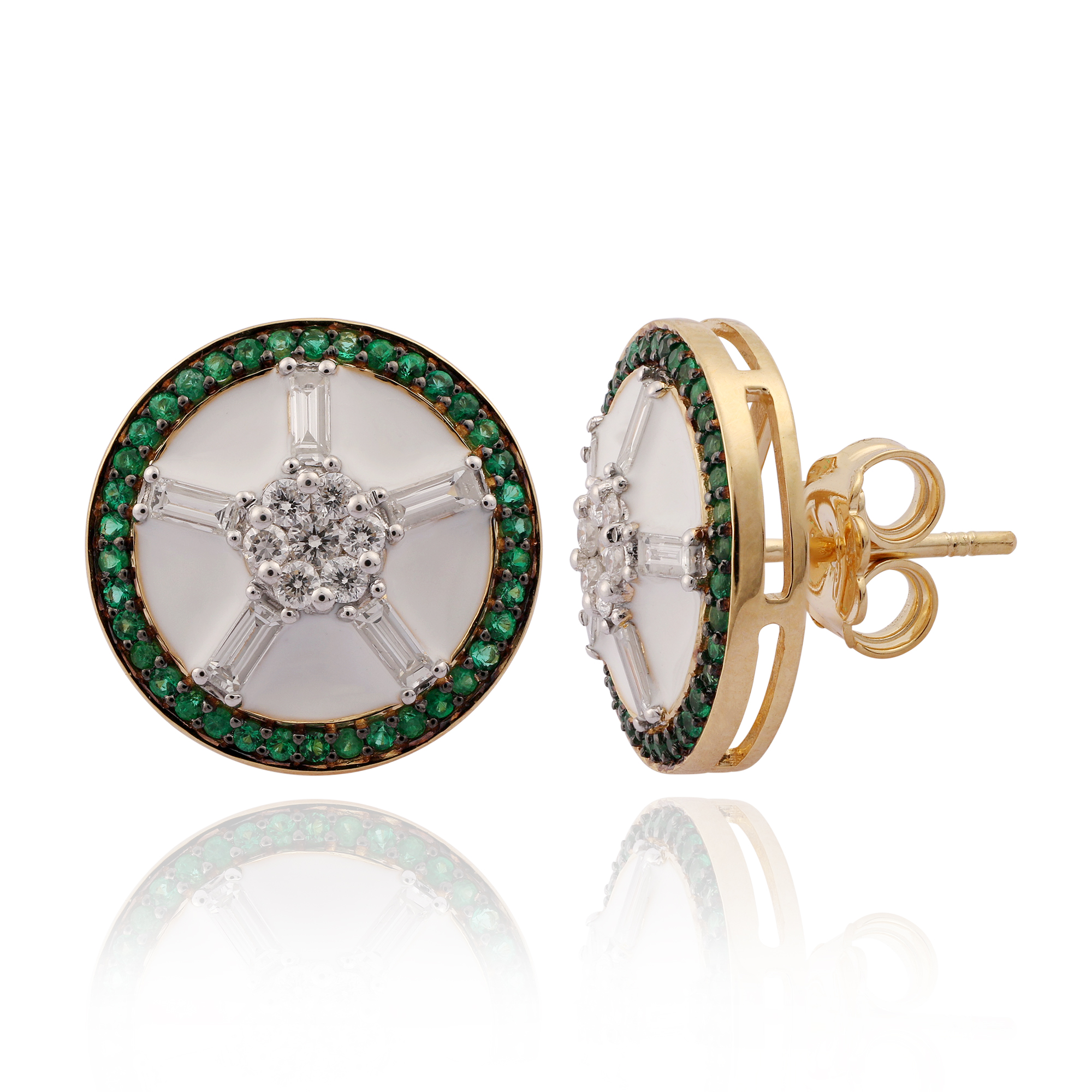 Cloisonn Collection Earring 5158E-EM