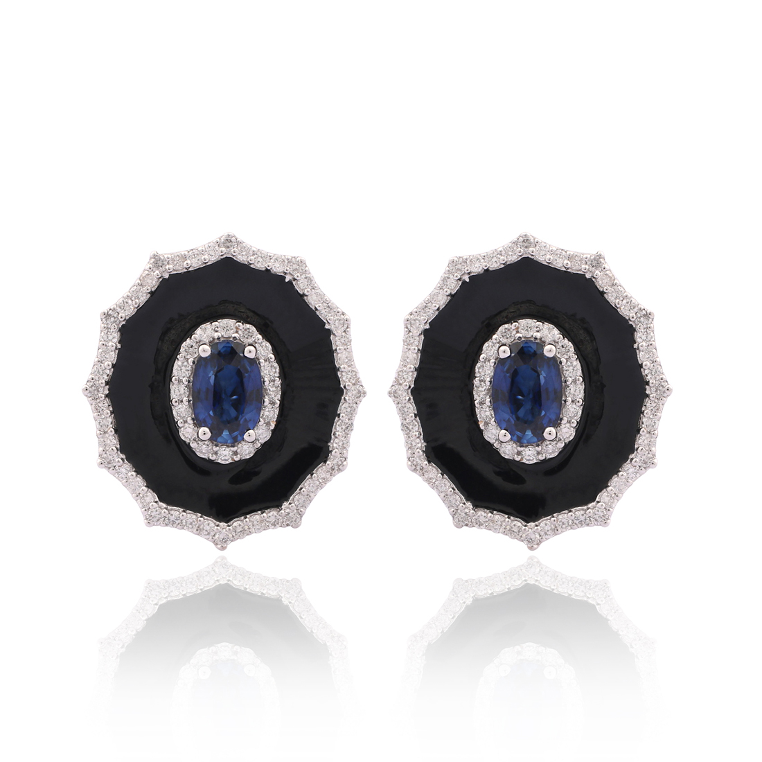 Cloisonn Collection Earring E1965-BS