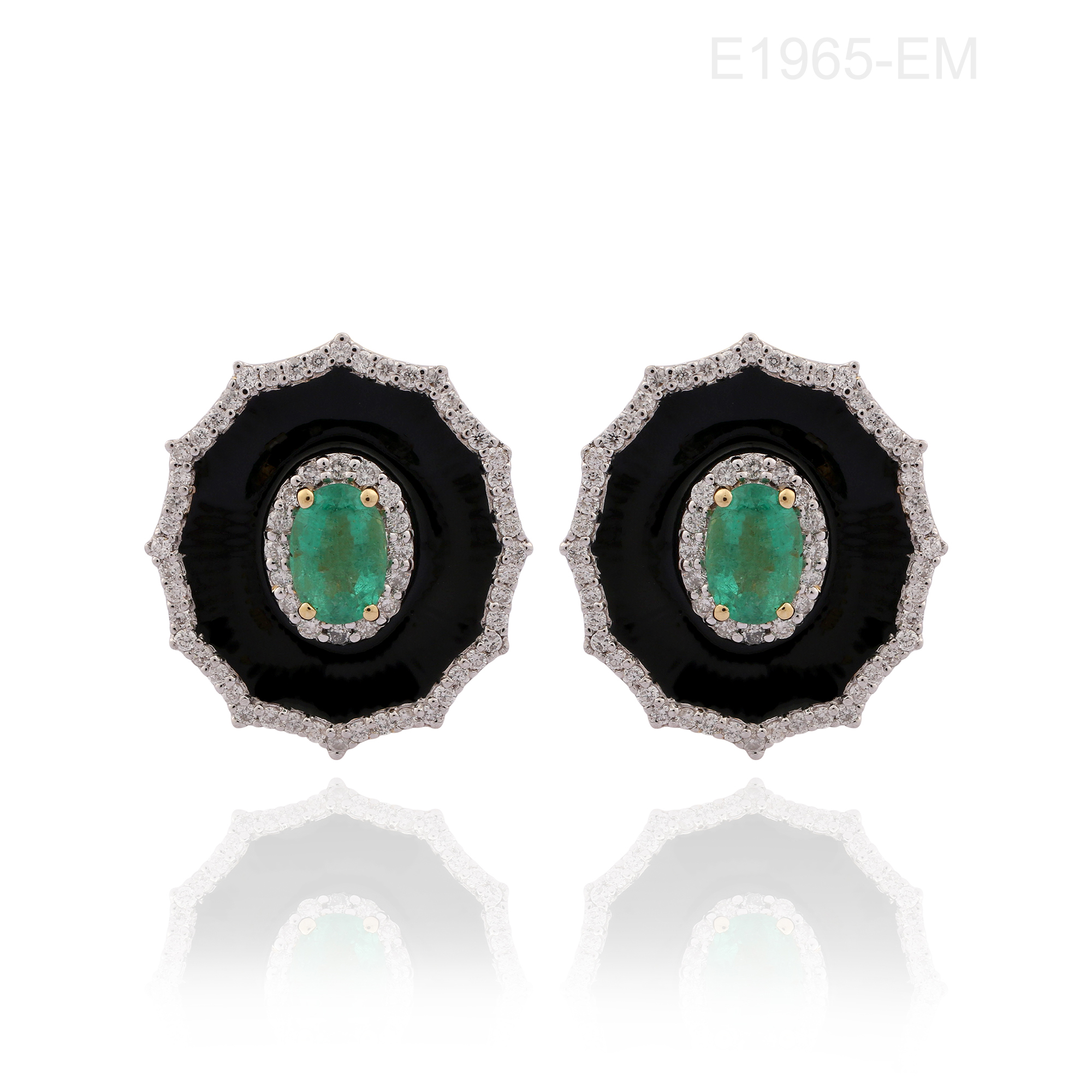 Cloisonn Collection Earring E1965-EM