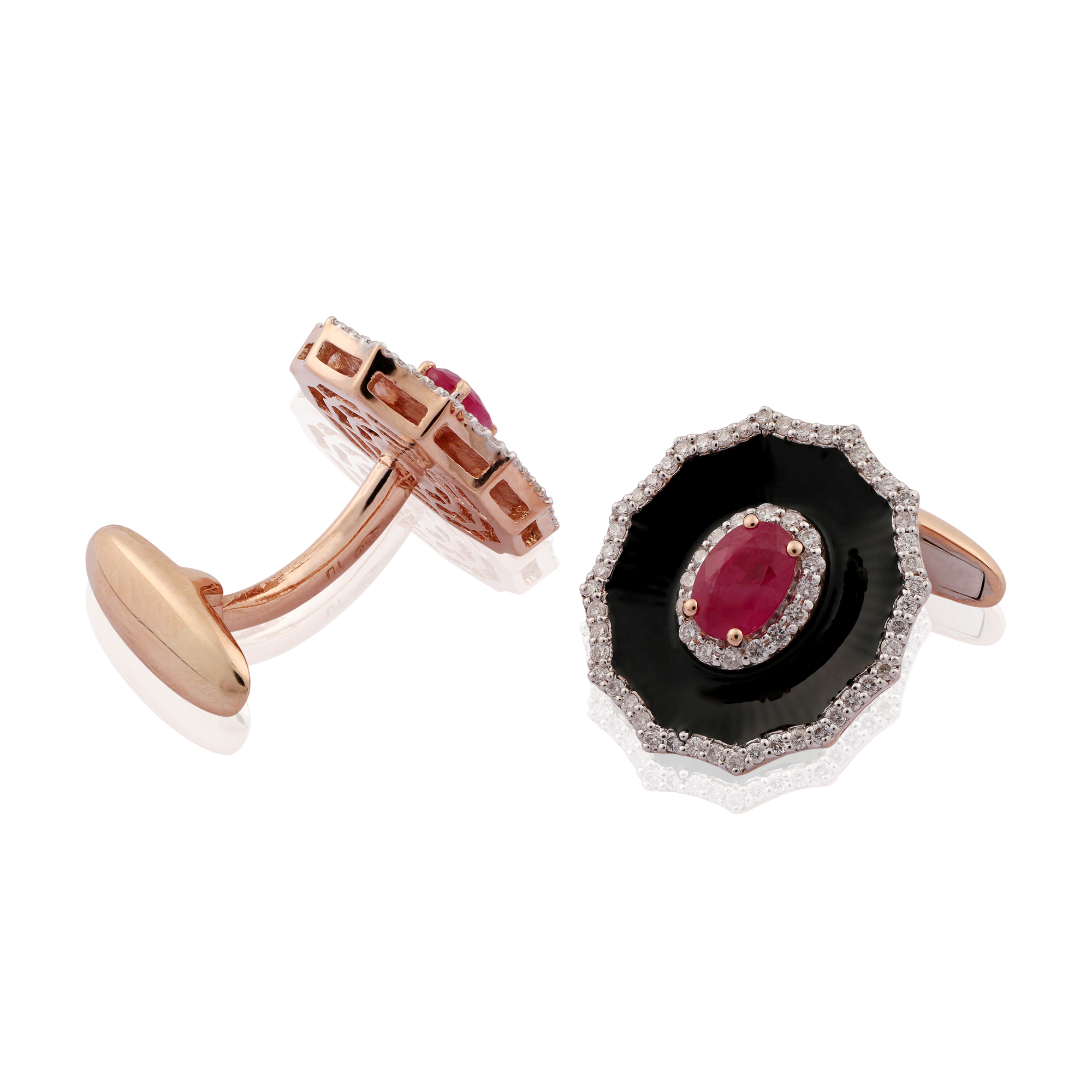 Cloisonn Collection Cufflink E1965-Cuffling NRB