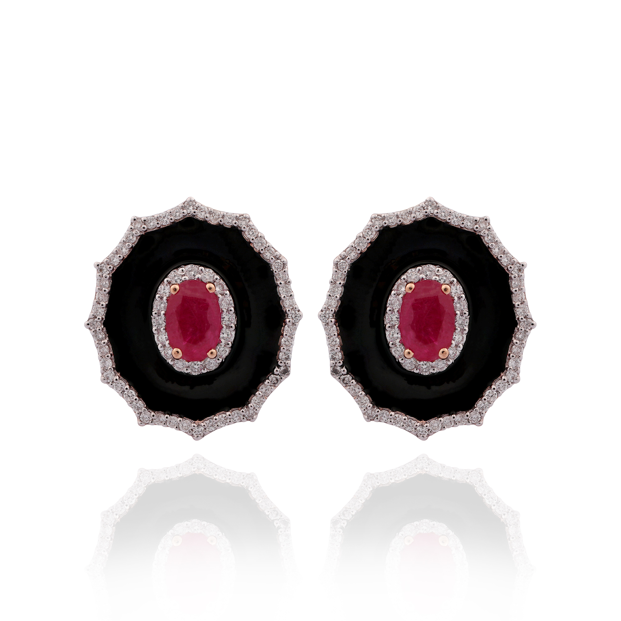 Cloisonn Collection Earring E1965-NRB