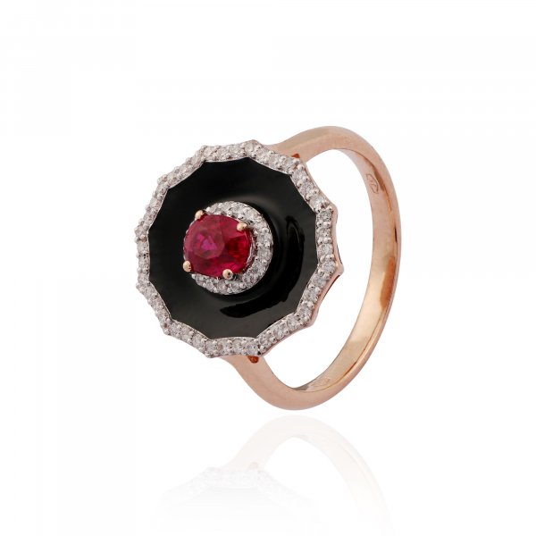 Cloisonné Collection Ring E1965r-NRB