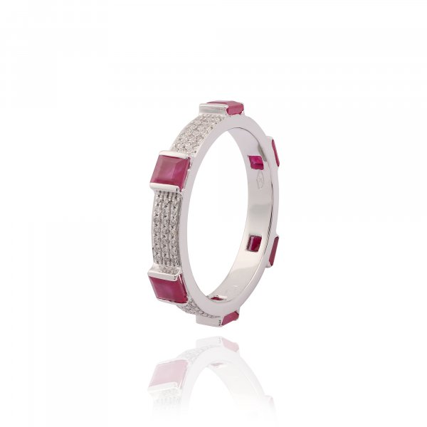 Forever Eternity Ring With Micro Pave R3253-NRB