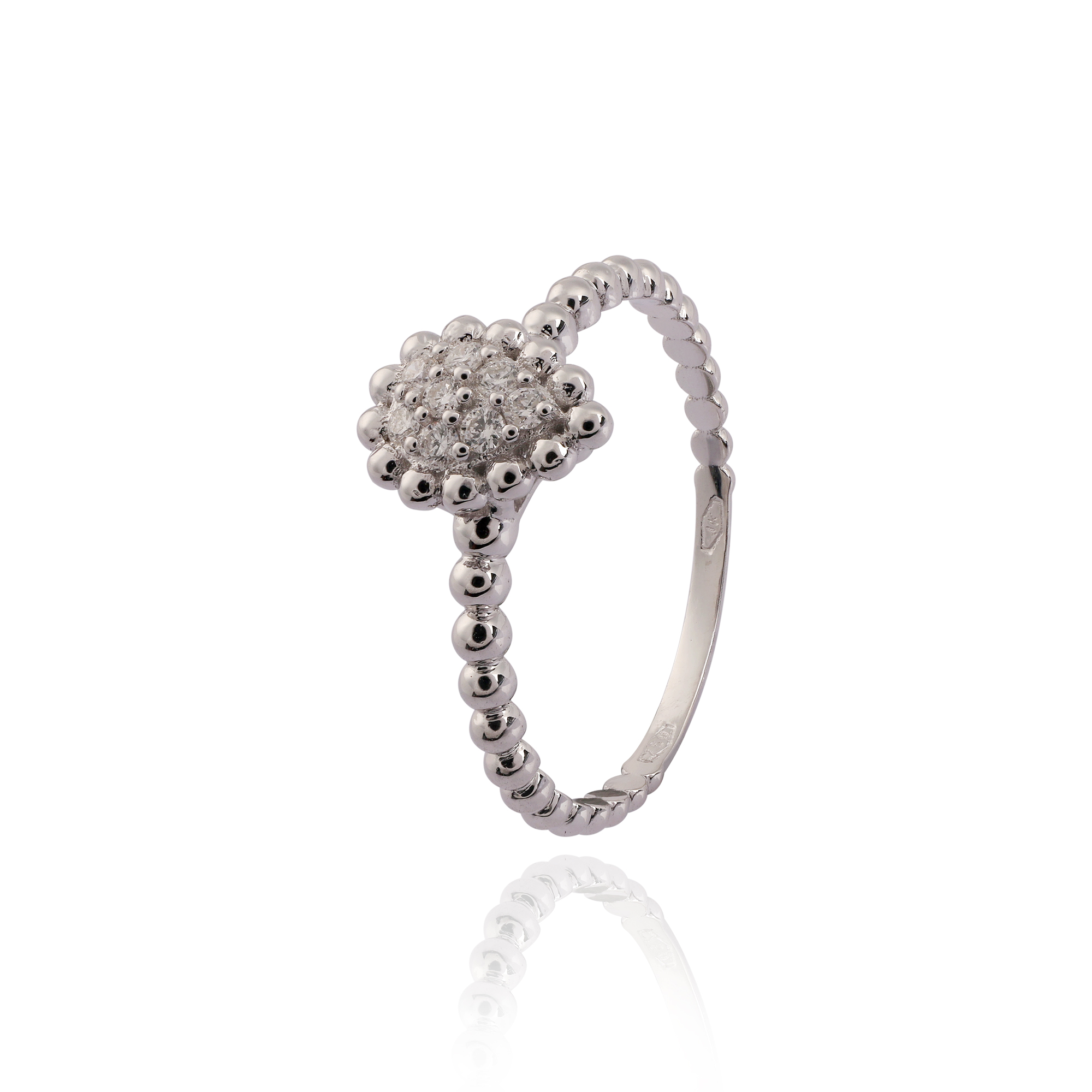Vintage Classic Ring TP-2928R-WH