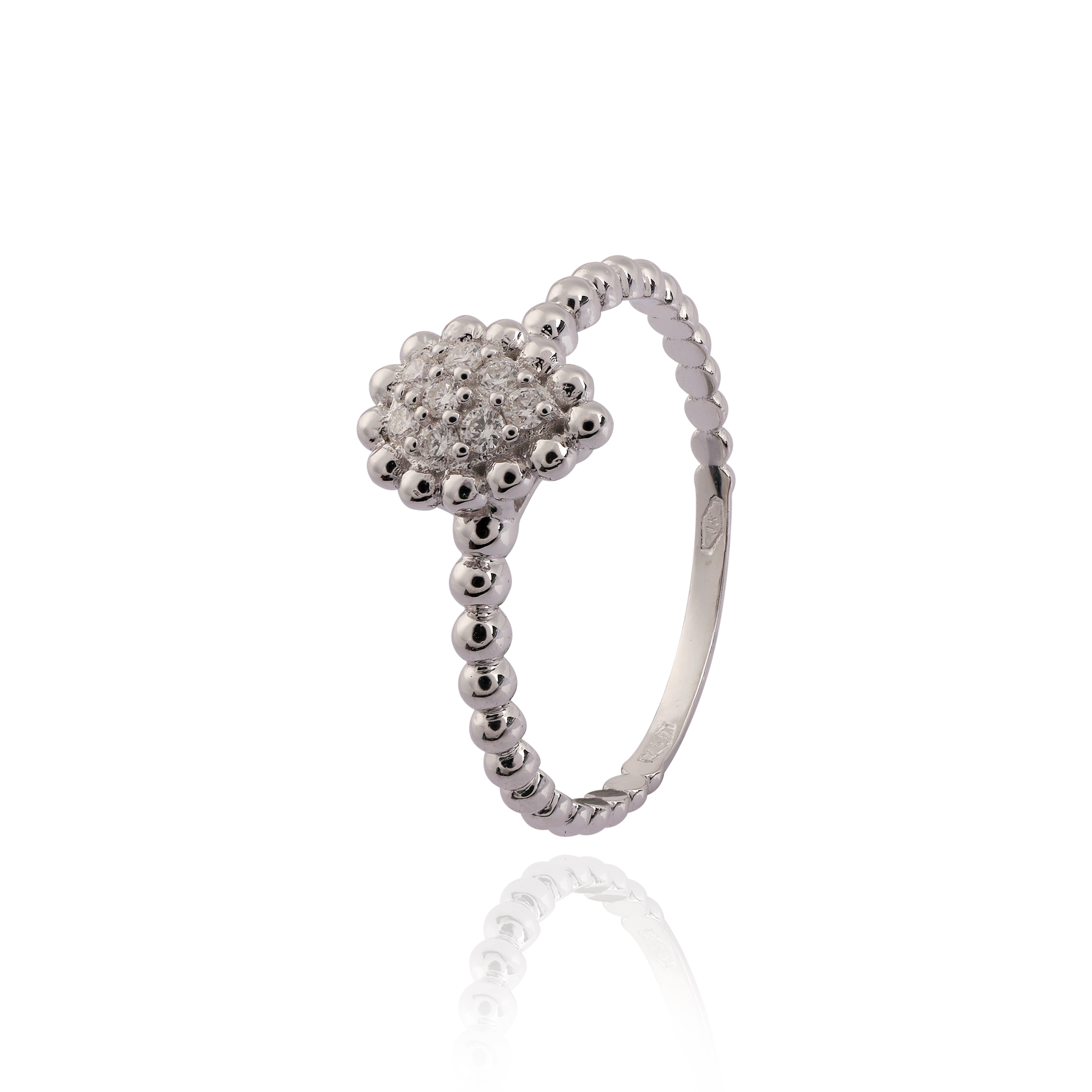 Vintage Classic Ring TP-2928R-WH